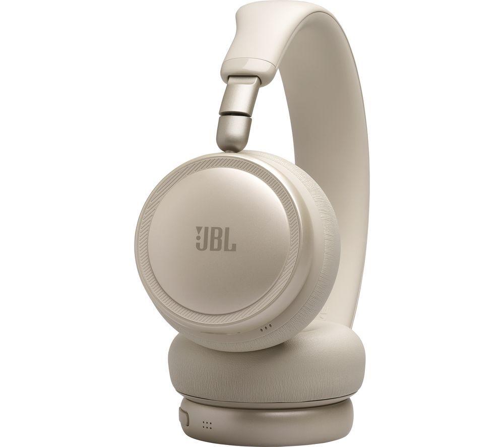 JBL Live 680NC Wireless Bluetooth Noise-Cancelling Headphones - Champagne image number 7 of 9