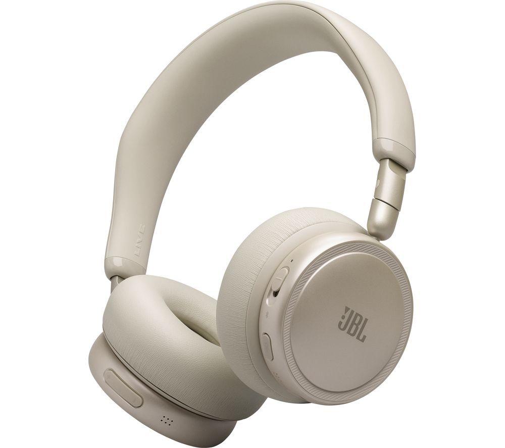 JBL Live 680NC Wireless Bluetooth Noise-Cancelling Headphones - Champagne image number 9 of 9