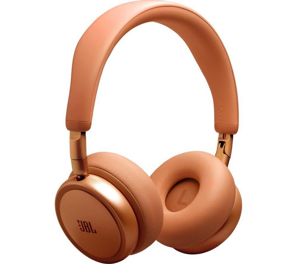 JBL Live 680NC Wireless Bluetooth Noise-Cancelling Headphones - Orange