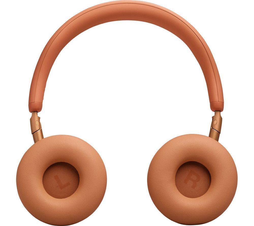JBL Live 680NC Wireless Bluetooth Noise-Cancelling Headphones - Orange image number 5 of 9