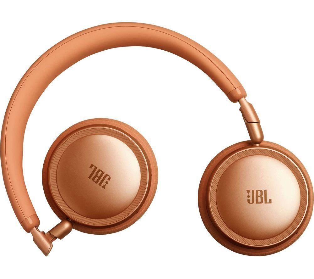 JBL Live 680NC Wireless Bluetooth Noise-Cancelling Headphones - Orange image number 6 of 9