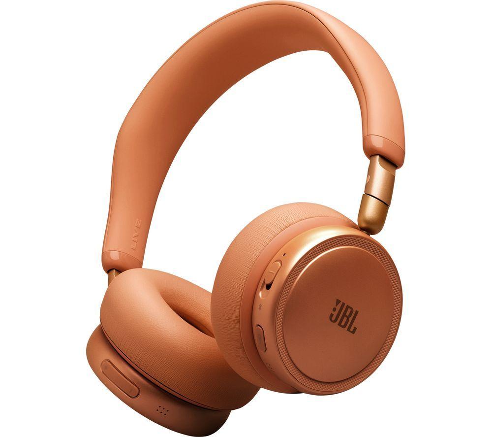 JBL Live 680NC Wireless Bluetooth Noise-Cancelling Headphones - Orange image number 9 of 9