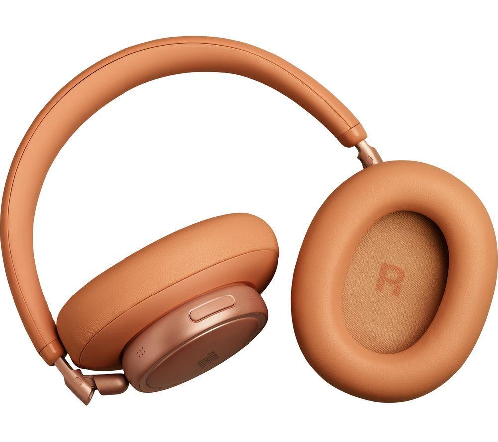 JBL Live 780NC Wireless Bluetooth Noise-Cancelling Headphones - Orange image number 4 of 9