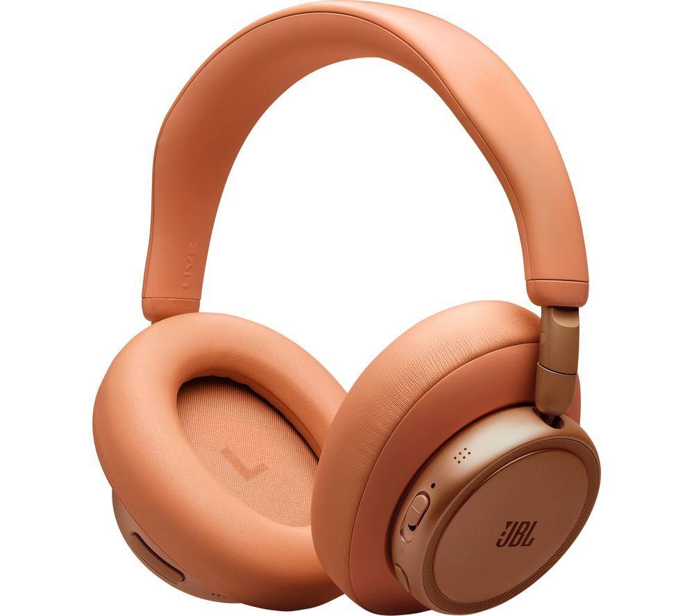 JBL Live 780NC Wireless Bluetooth Noise-Cancelling Headphones - Orange image number 7 of 9