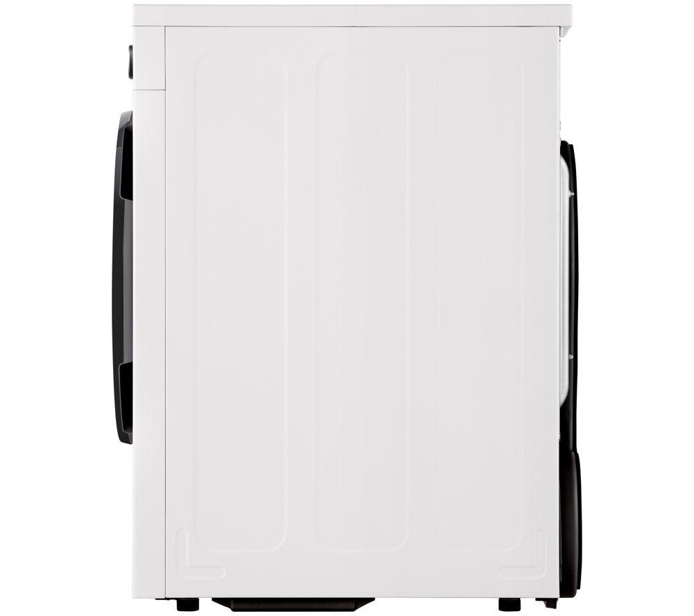 LG ELCTRNC Series 2 RHX1008NWK WiFi-enabled 8 kg Heat Pump Tumble Dryer - White image number 6 of 9