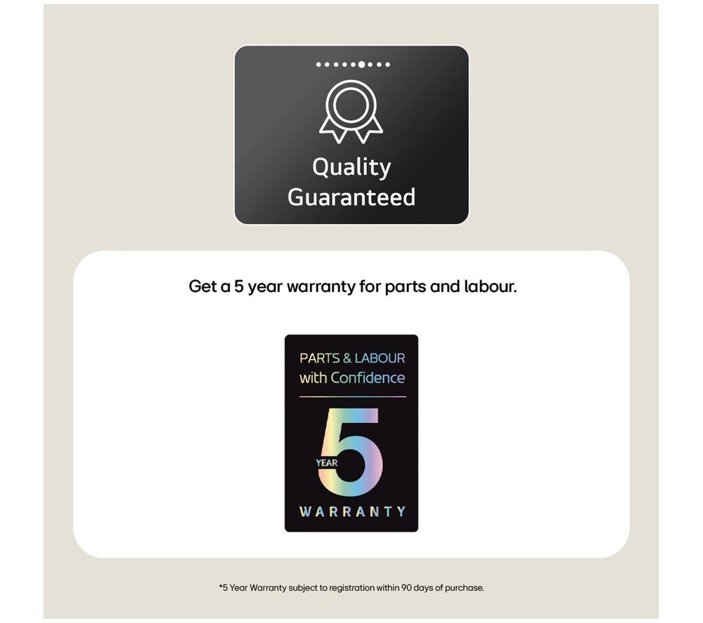 LG ELCTRNC Series 2 RHX1008NWK WiFi-enabled 8 kg Heat Pump Tumble Dryer - White image number 9 of 9
