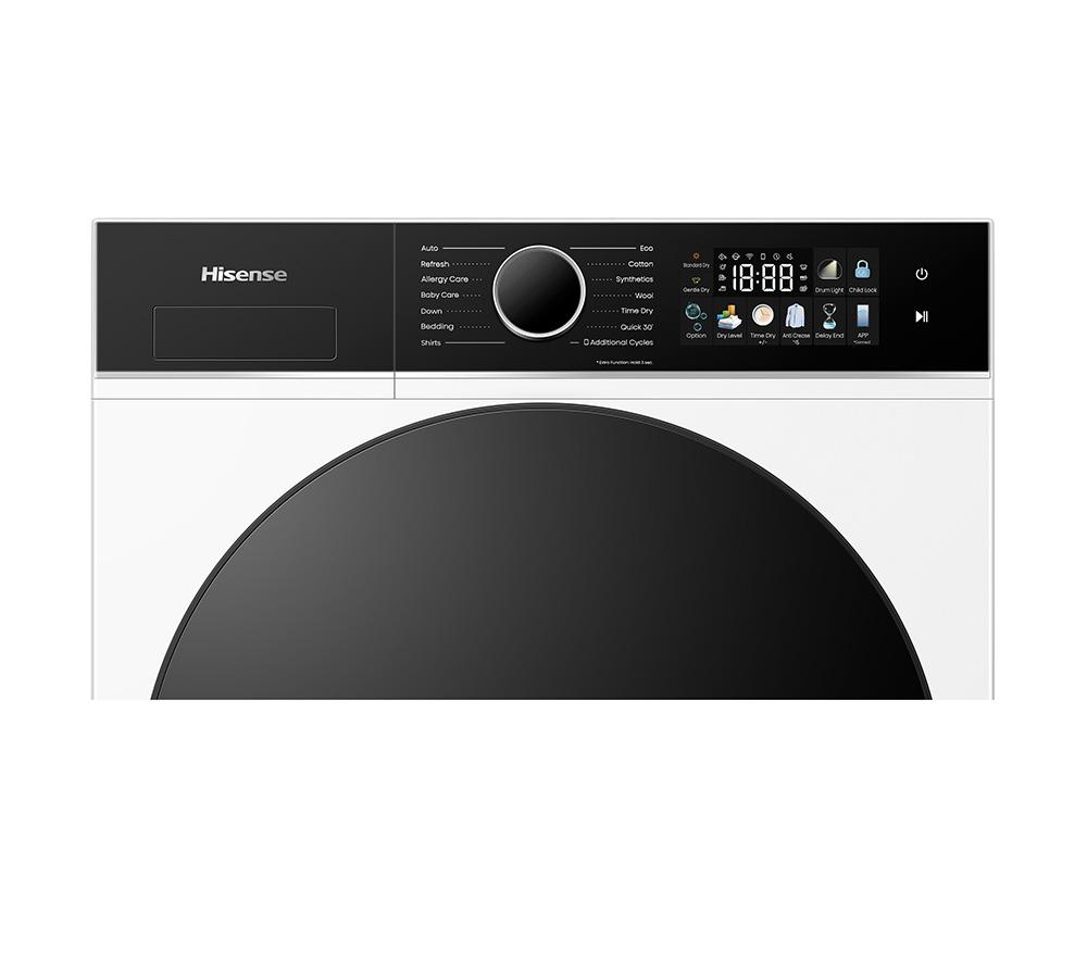 HISENSE 3i Series DH3I902UWDC WiFi-enabled 9 kg Heat Pump Tumble Dryer - White image number 25 of 28