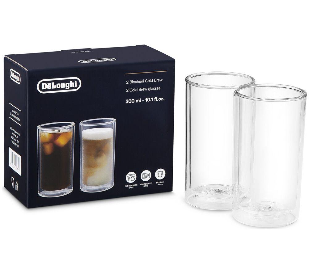 DELONGHI DLSC325 Cold Brew Glasses - Pack of 2