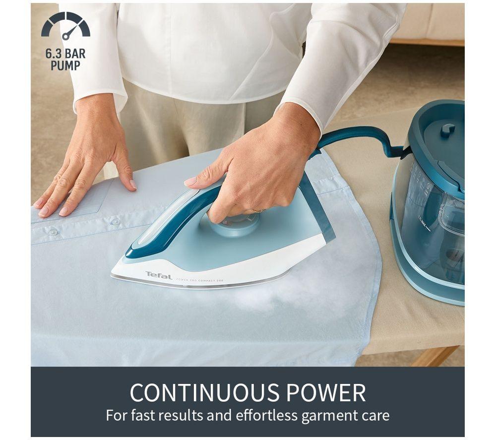 TEFAL Power Pro Compact 200 SV6212G0 Steam Generator Iron - Blue image number 4 of 6