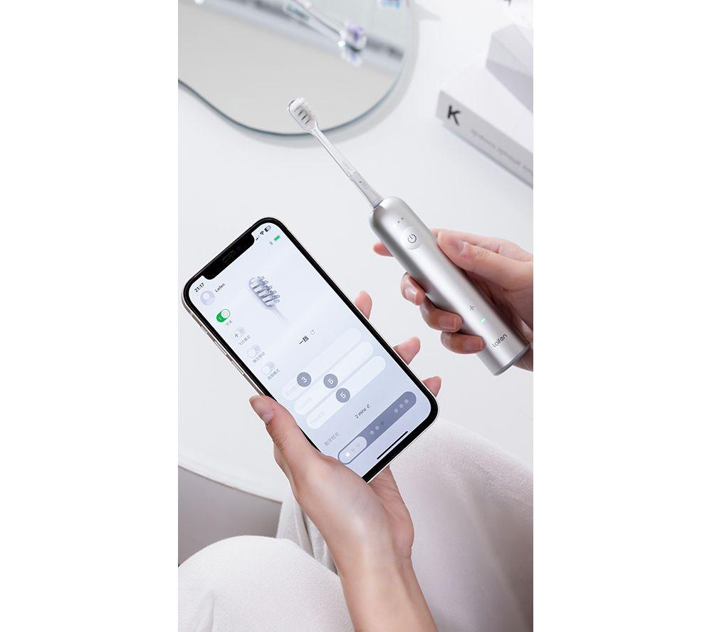 LAIFEN Wave Pro Electric Toothbrush - Silver image number 3 of 16