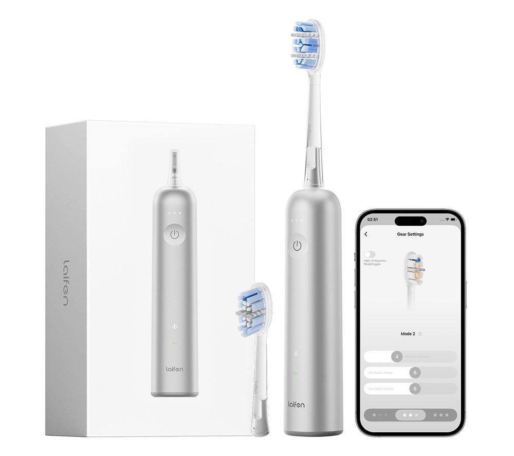 LAIFEN Wave Pro Electric Toothbrush - Silver image number 14 of 16