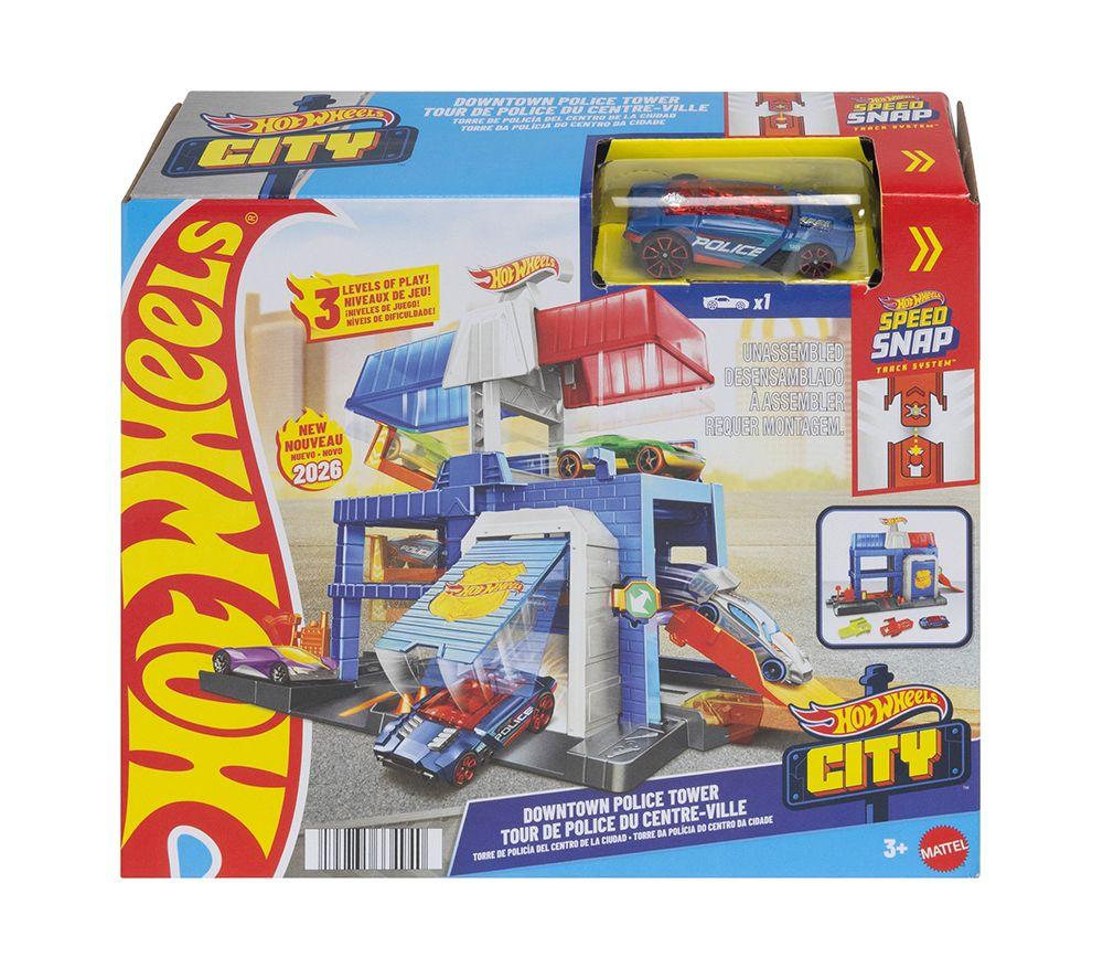 HOT WHEELS City Downtown Police Tower Playset image number 3 of 5