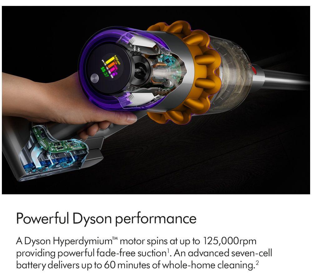 DYSON V15 Submarine Cordless Vacuum Cleaner - Nickel & Yellow image number 2 of 9