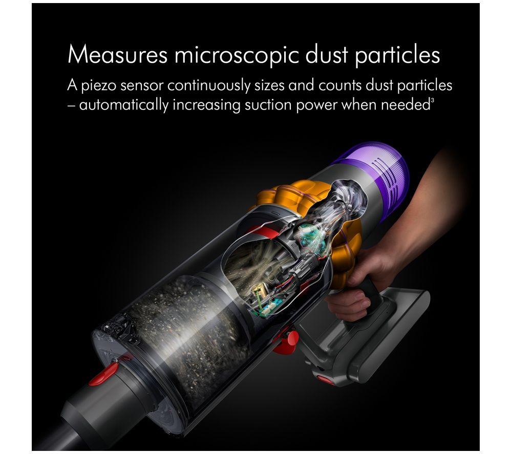 DYSON V15 Submarine Cordless Vacuum Cleaner - Nickel & Yellow image number 4 of 9