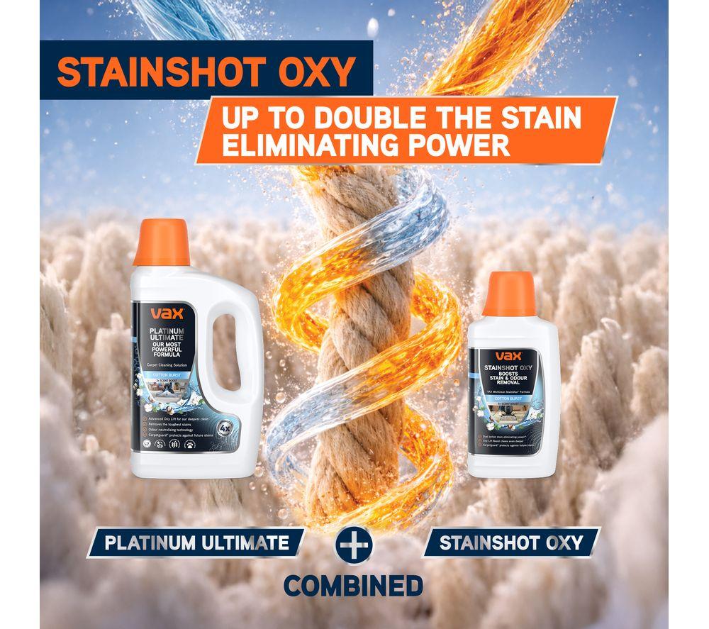VAX StainShot Oxy Carpet Cleaning Solution - 1 litre image number 3 of 3