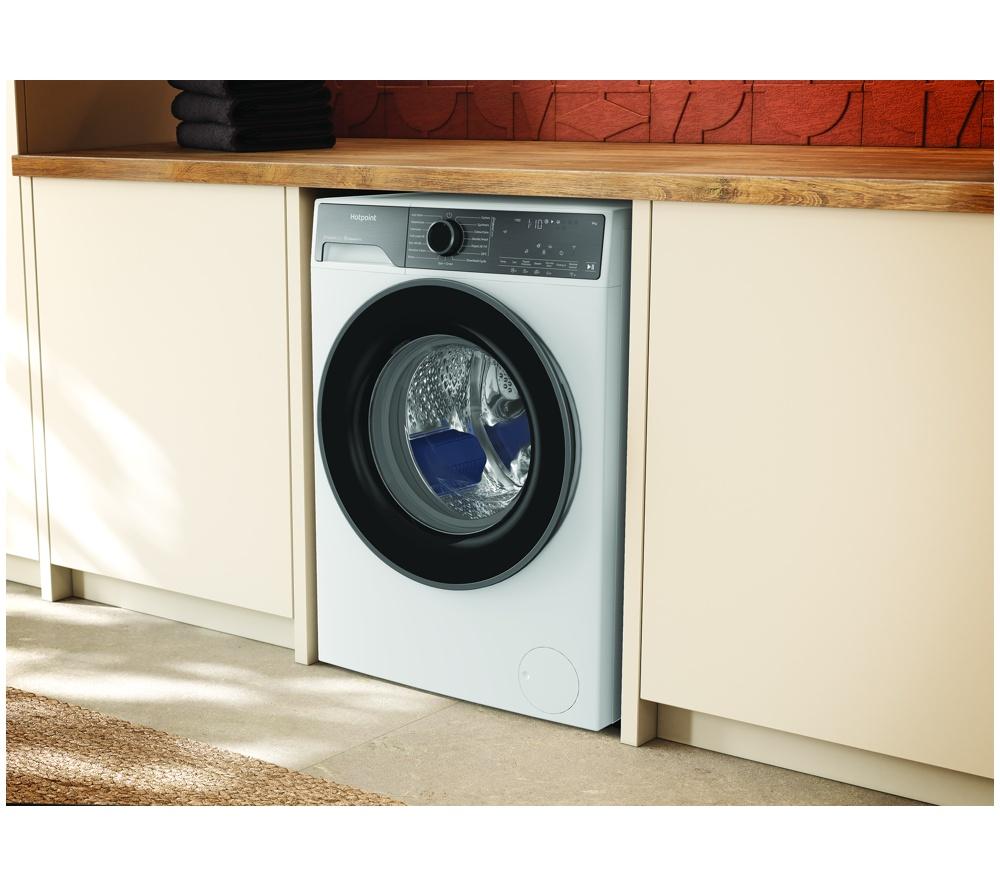 HOTPOINT Fabric Care HB93WWCAREUK WiFi-enabled 9 kg 1400 Spin Washing Machine - White image number 20 of 21
