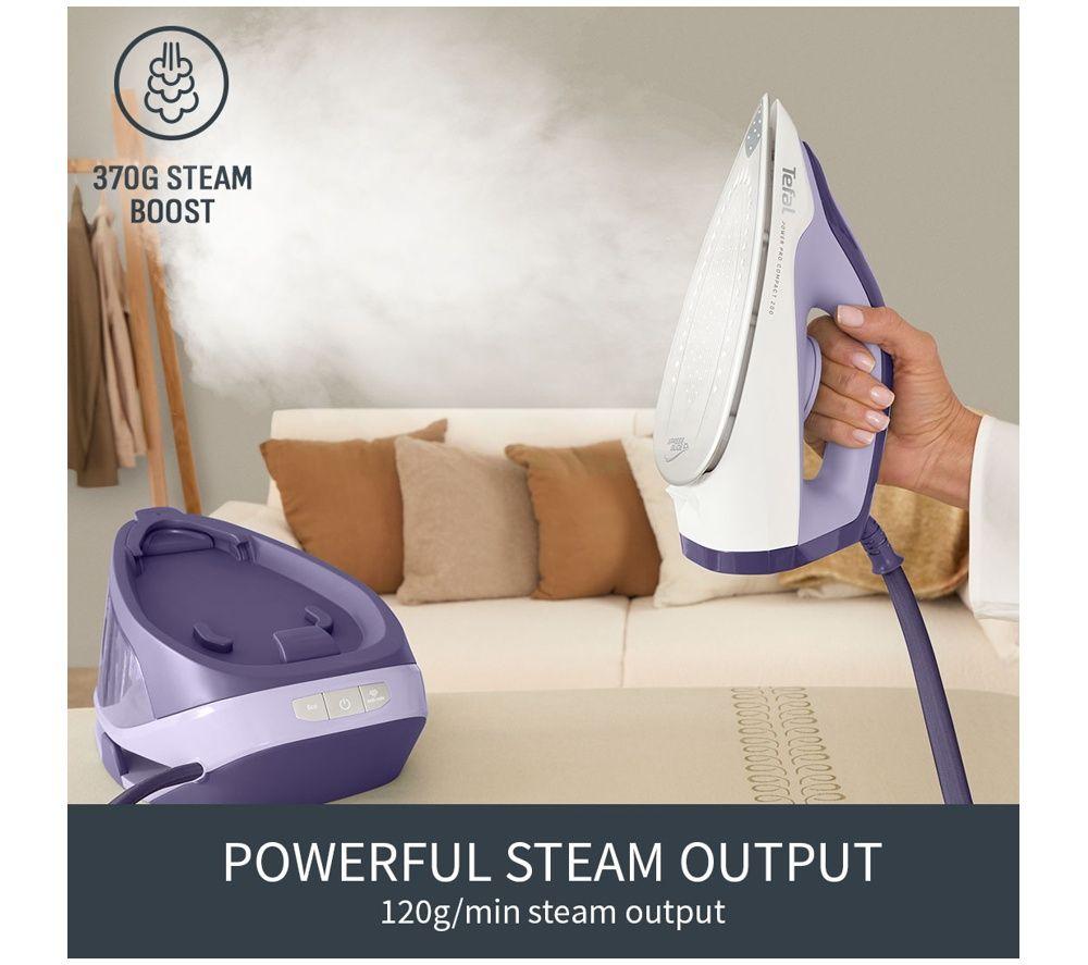 TEFAL Power Pro Compact 200 SV6211G0 Steam Generator Iron - Purple image number 3 of 6