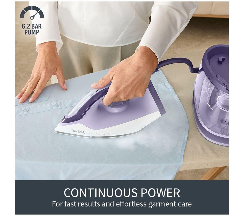 TEFAL Power Pro Compact 200 SV6211G0 Steam Generator Iron - Purple image number 4 of 6