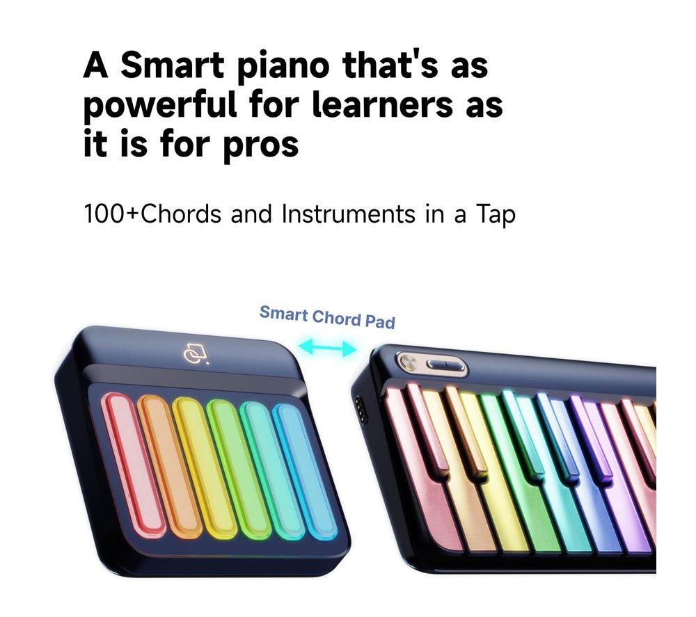 POPUMUSIC PopuPiano Smart Keyboard - Black image number 2 of 9