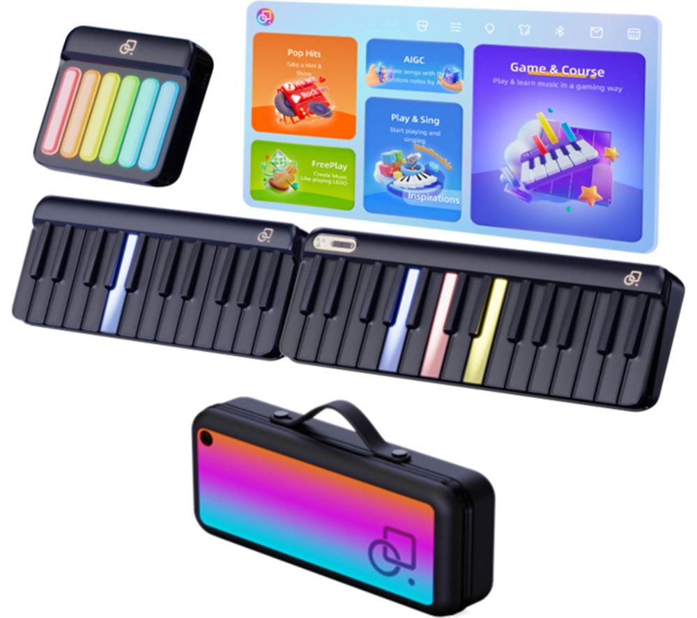 POPUMUSIC PopuPiano Smart Keyboard - Black image number 8 of 9