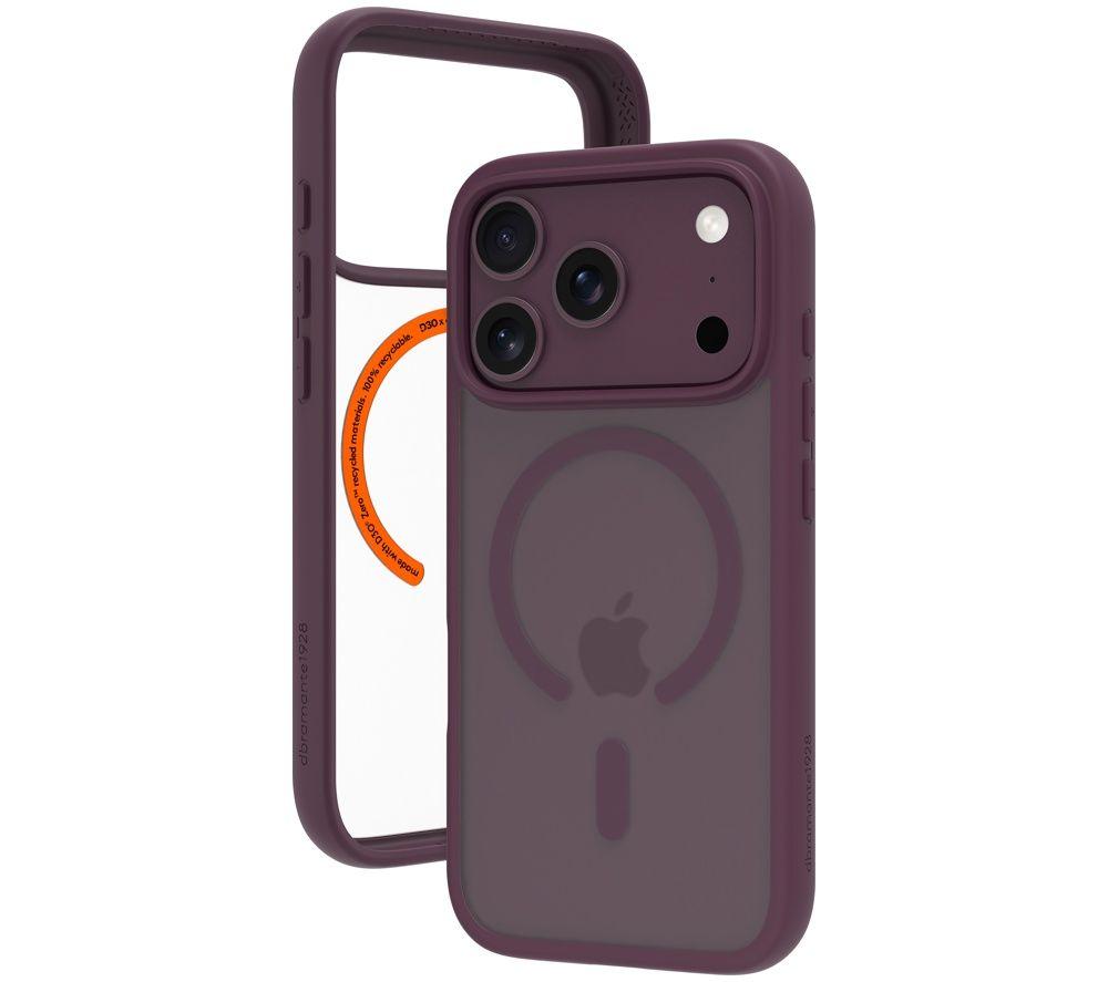 D BRAMANTE Grenen Ultra D3O MS iPhone 18 Pro/17 Pro Case - Burgundy image number 2 of 12