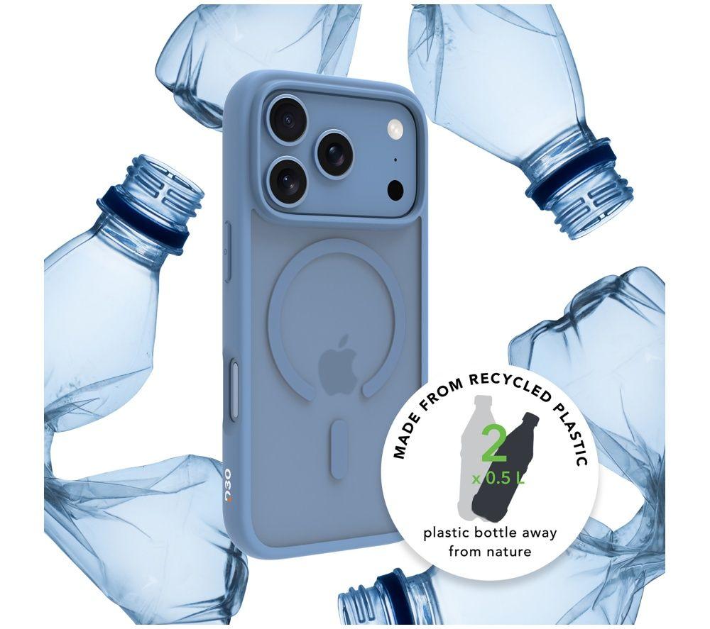 D BRAMANTE Grenen Ultra D3O MS iPhone 18 Pro/17 Pro Case - Clear & Blue image number 10 of 14