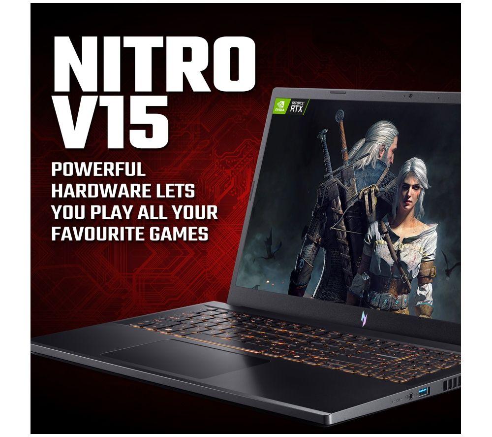 ACER Nitro V 15 AI 15.6" Gaming Laptop - Intel&reg; Core&trade; 5, RTX 5050, 512 GB SSD image number 4 of 5