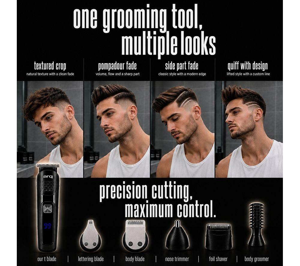 ARQ ARQMG01 Wet & Dry Multi Grooming Trimmer - Black image number 6 of 10
