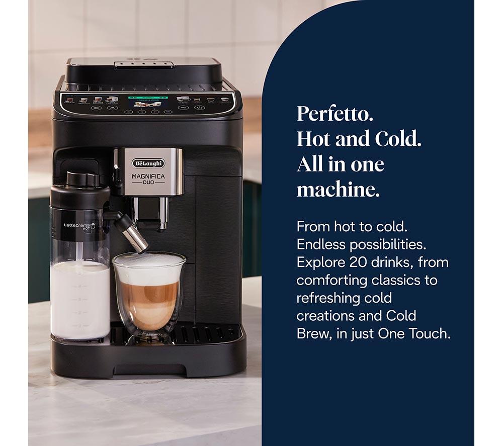 DELONGHI (DLI) Magnifica Duo ECAM330.80.BXB Bean to Cup Coffee Machine - Black image number 2 of 8