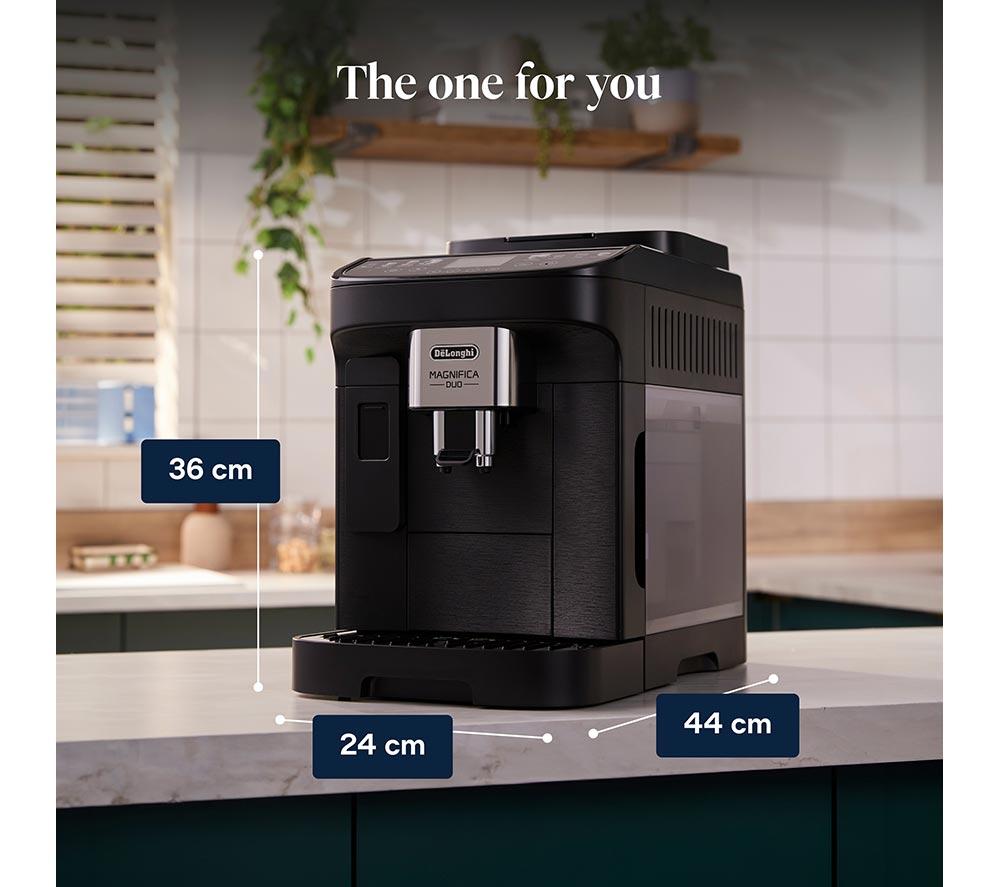 DELONGHI (DLI) Magnifica Duo ECAM330.80.BXB Bean to Cup Coffee Machine - Black image number 7 of 8