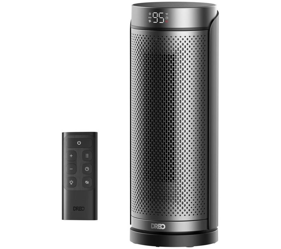 DREO DR-HSH003 Portable Ceramic Fan Heater - Silver