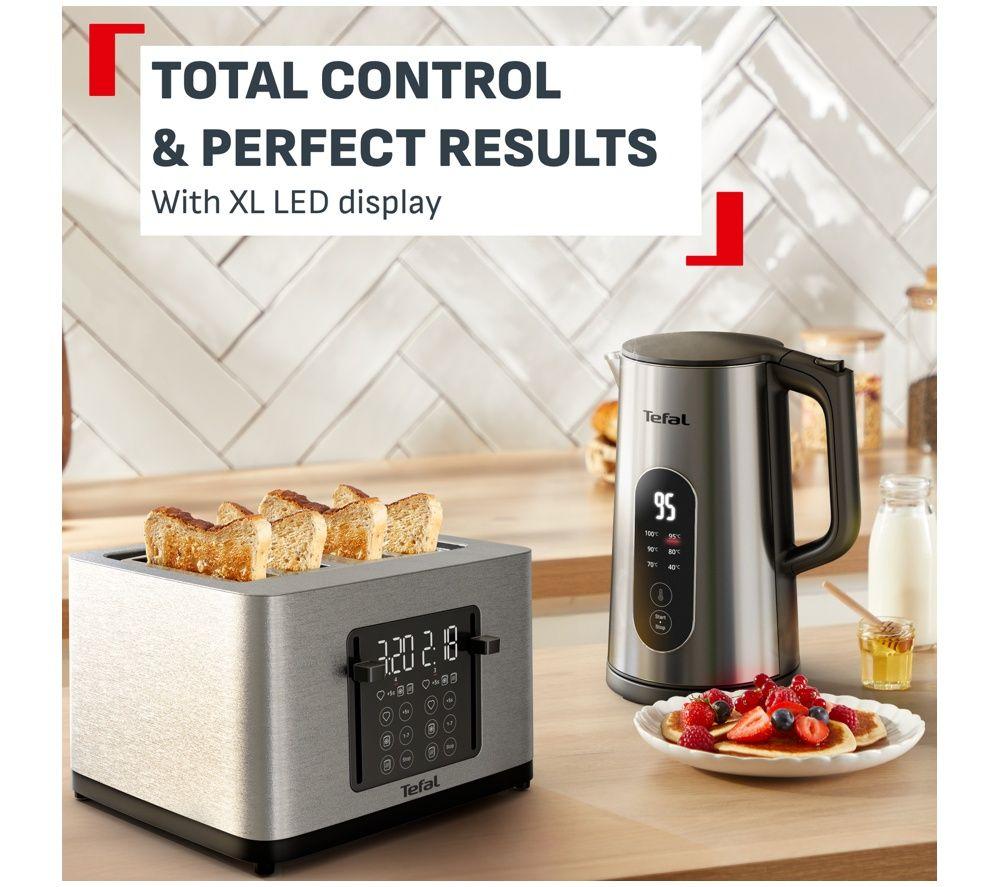 TEFAL Selection TF650DG0 4-Slice Toaster - Silver image number 3 of 8