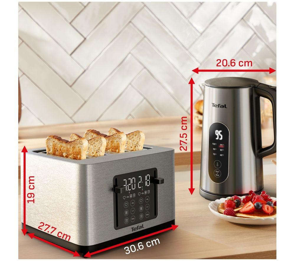 TEFAL Selection TF650DG0 4-Slice Toaster - Silver image number 8 of 8