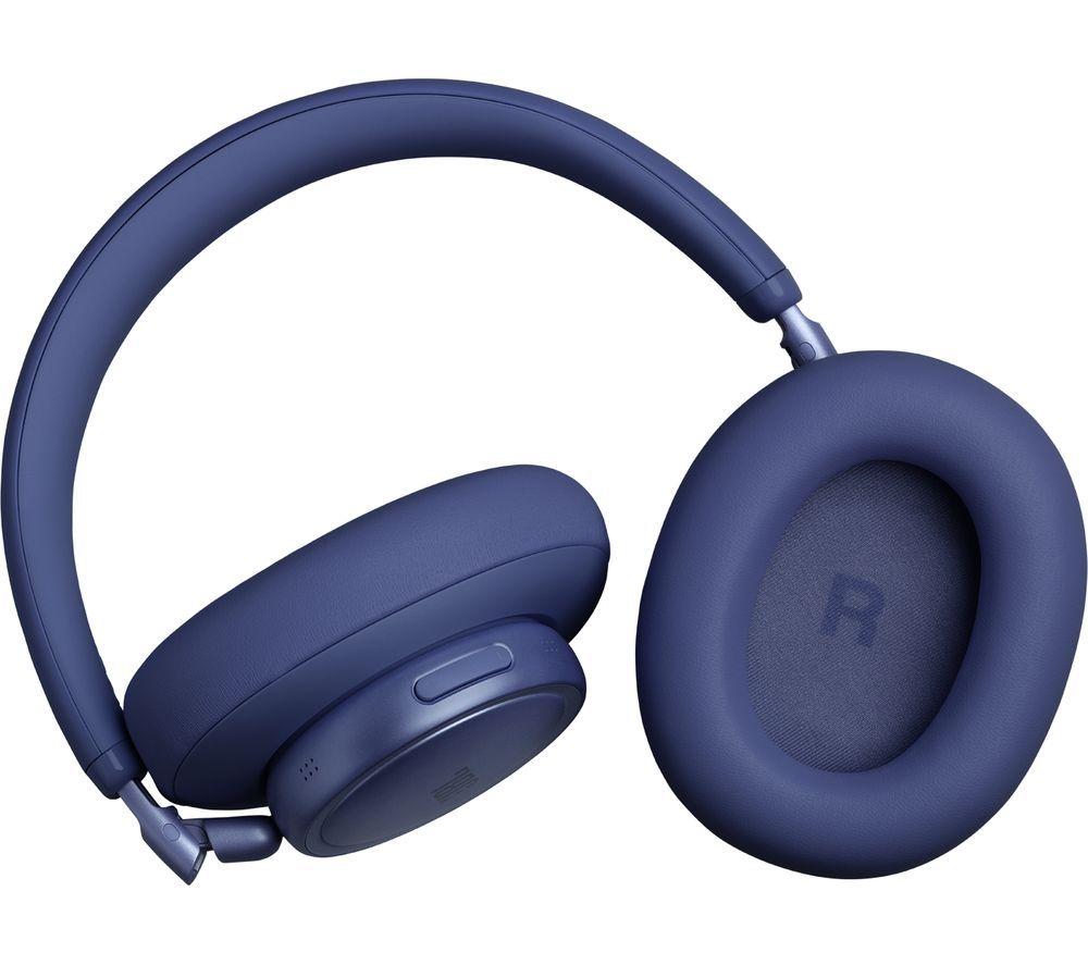 JBL Live 780NC Wireless Bluetooth Noise-Cancelling Headphones - Blue image number 3 of 8