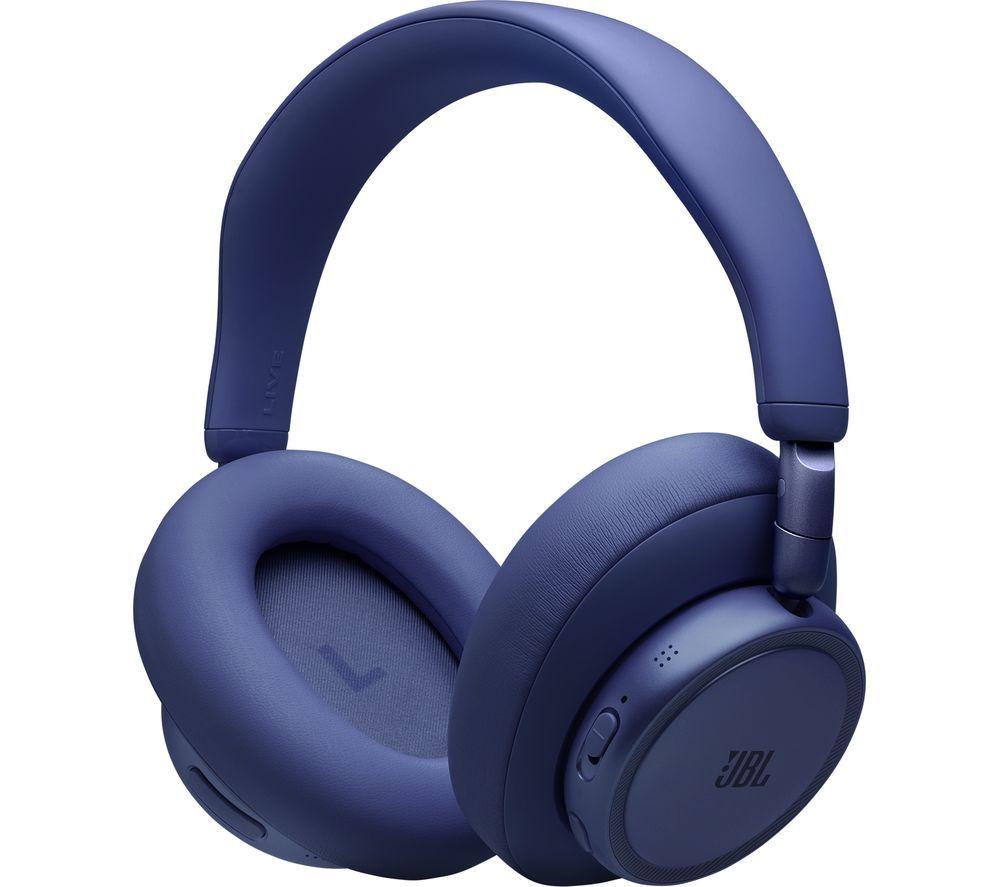 JBL Live 780NC Wireless Bluetooth Noise-Cancelling Headphones - Blue image number 7 of 8