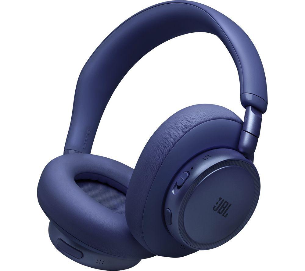 JBL Live 780NC Wireless Bluetooth Noise-Cancelling Headphones - Blue image number 8 of 8