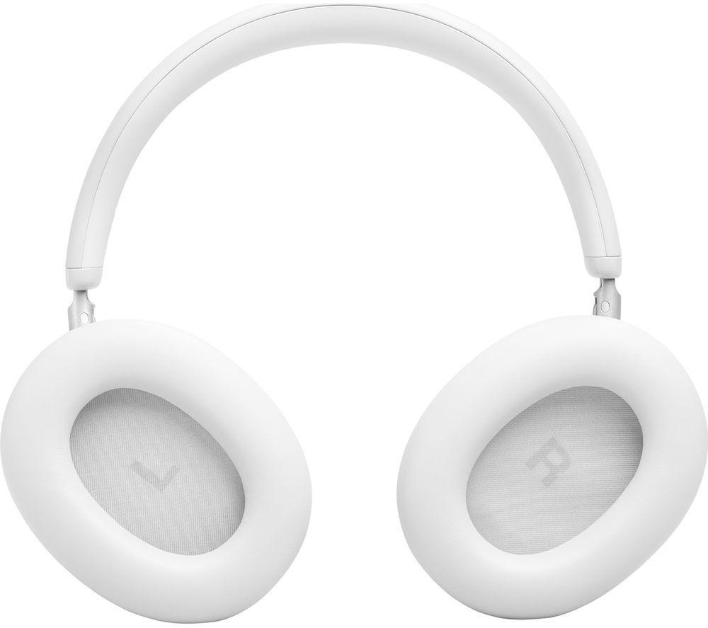 JBL Live 780NC Wireless Bluetooth Noise-Cancelling Headphones - White image number 5 of 8