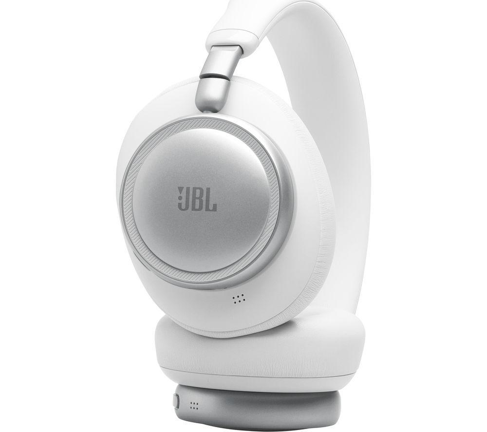 JBL Live 780NC Wireless Bluetooth Noise-Cancelling Headphones - White image number 7 of 8