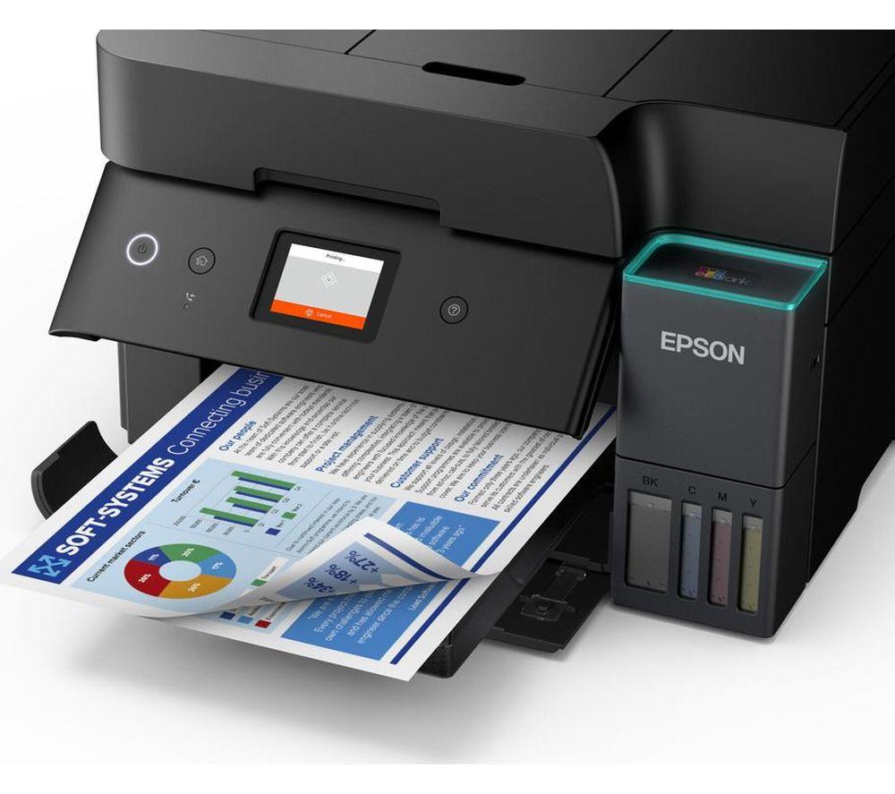 EPSON EcoTank ET-4950 All-in-One Wireless Inkjet Printer image number 5 of 8