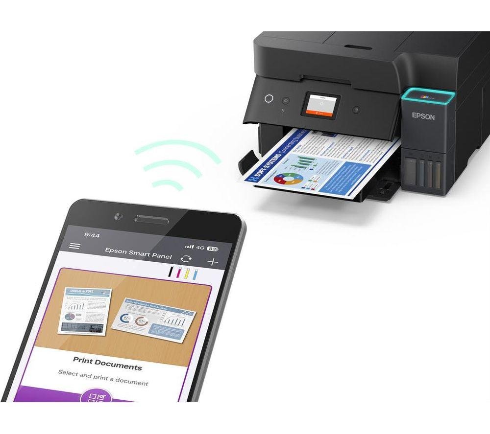 EPSON EcoTank ET-4950 All-in-One Wireless Inkjet Printer image number 6 of 8