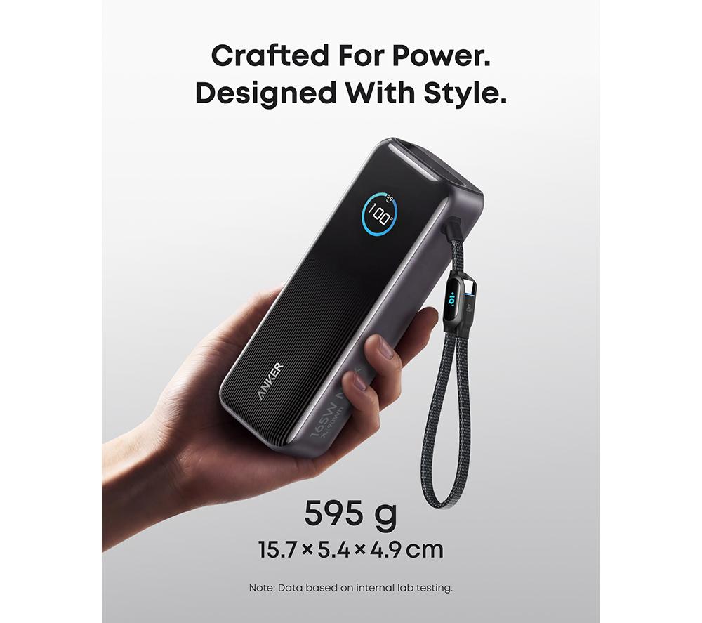 ANKER A1117H11 25000 mAh Portable Power Bank - Space Black image number 7 of 7