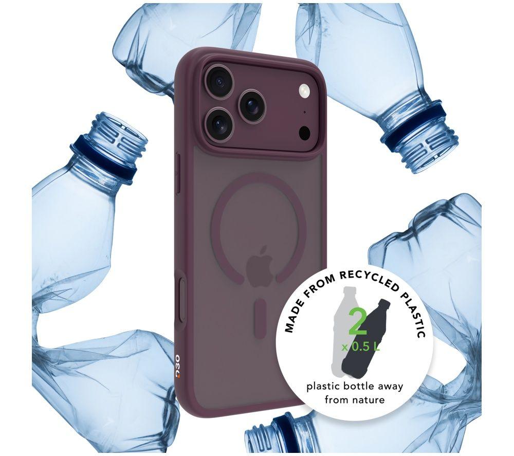 D BRAMANTE Grenen Ultra D3O MS iPhone 18 Pro Max/17 Pro Max Case - Burgundy image number 3 of 12