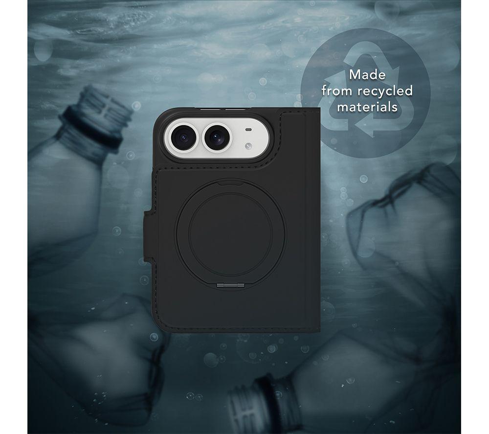 D BRAMANTE Copenhagen MS Kick ICON iPhone Duo Folio Case - Midnight image number 5 of 27