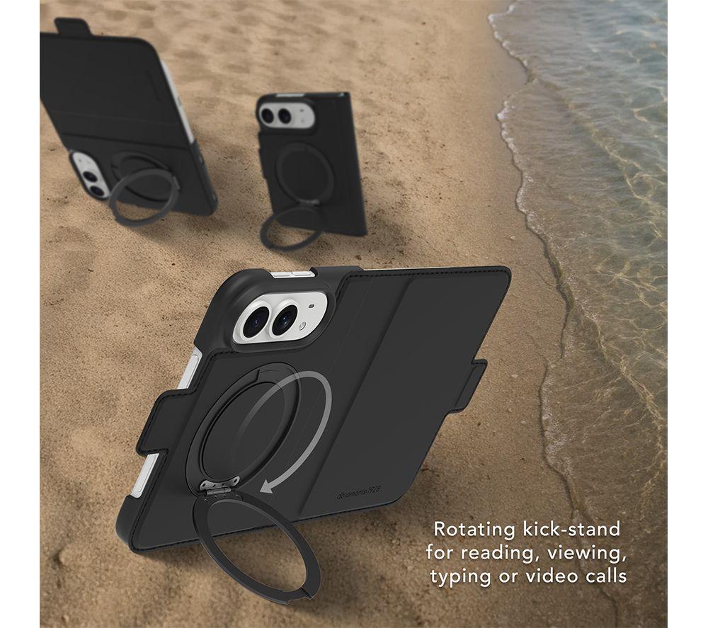 D BRAMANTE Copenhagen MS Kick ICON iPhone Duo Folio Case - Midnight image number 7 of 27