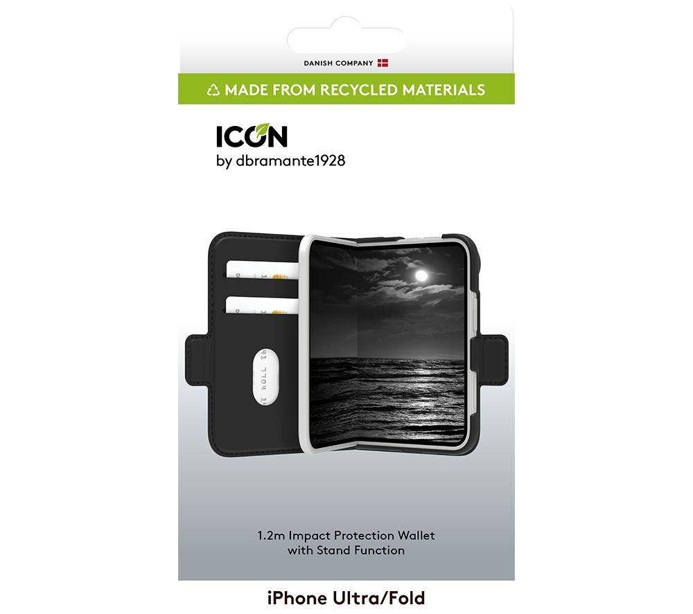 D BRAMANTE Copenhagen MS Kick ICON iPhone Duo Folio Case - Midnight image number 26 of 27