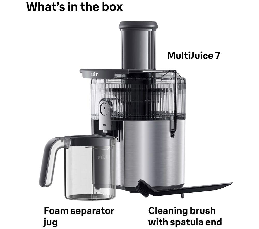 BRAUN Multijuice 7 SJ7000 Tabletop Juicer - Silver image number 2 of 5