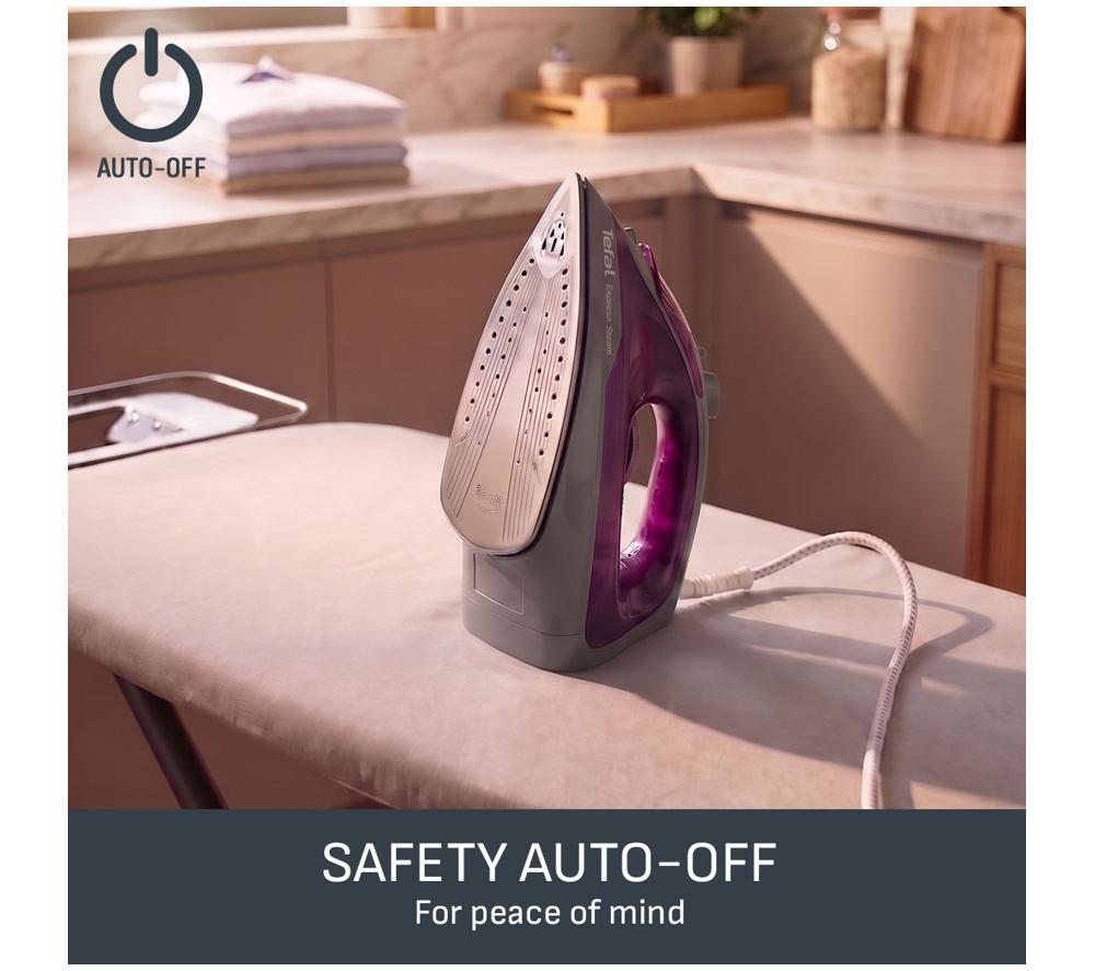 TEFAL Express Steam FV2871G0 Steam Iron - Purple & Black image number 7 of 9
