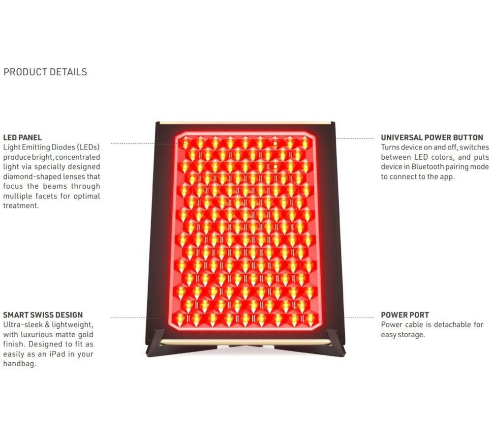 FOREO FAQ 600 Light Therapy LED Panel - Black image number 5 of 5