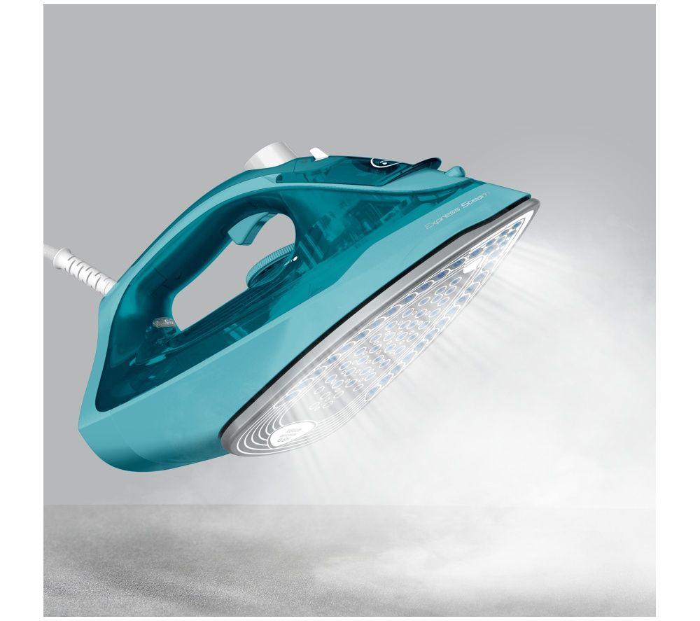 TEFAL Express Steam FV2870G0 Steam Iron - Teal image number 2 of 5