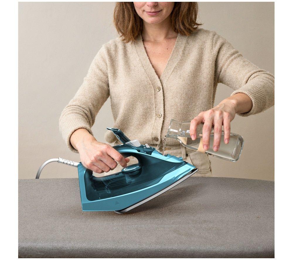 TEFAL Express Steam FV2870G0 Steam Iron - Teal image number 4 of 5